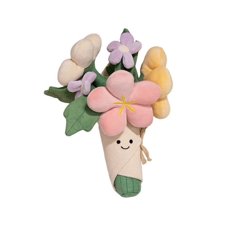 Y&D Fun Hand-Held Plush Doll Bouquet – Includes Penguin in Bathrobe, Barcelona Bear & Heart-Shaped Confession Dog | Adorable Stuffed Animal Toys for Gifts - Image 5