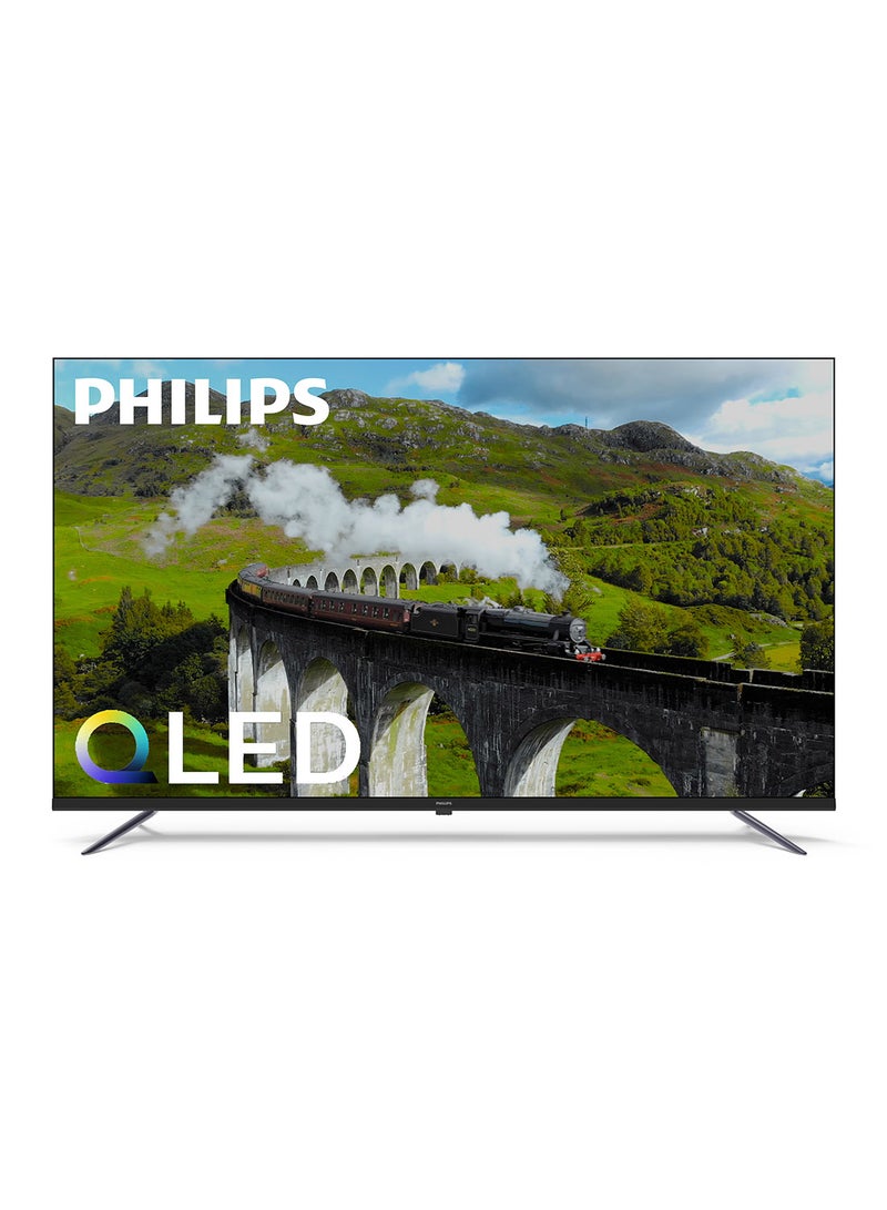 Philips 55 inch QLED 4K Google Smart TV 55PQT8169/56 Black - Image 1