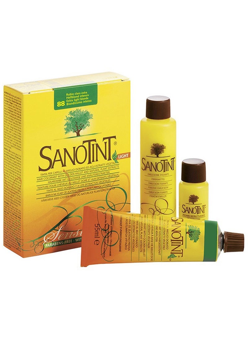 Sanotint Sensitive Hair Color Extra Light blonde 88 - Natural Permanent Hair Dye, 125 ml  - Image 1