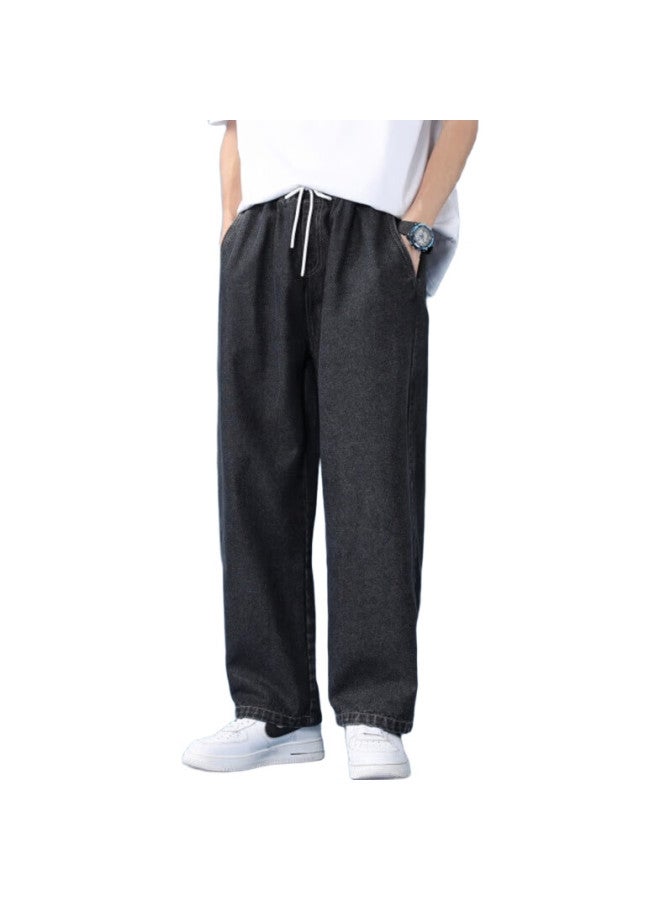 GENIOLAMODE Men'S Jeans Straight Loose Of The Fall Straight Casual Fashion Pants - Image 1