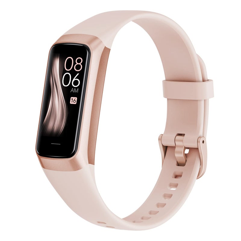 TROTY Fitness Tracker with Heart Rate/Blood Oxygen/Sleep Monitor, 20+ Sports Modes Smart Watches for Women/Men, Activity & Step Tracker Smart Watch for Android/iOS Phones (Rose Pink) - Image 1