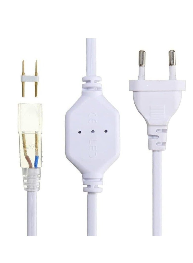 White LED lighting strip 60 meters + 6 plug  - Image 3