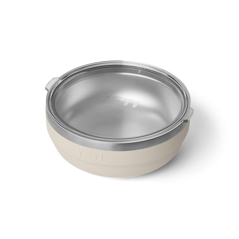 YETI Rambler Low Bowl, Vacuum Insulated, Stackable and Nestable Stainless Steel Bowl with Lid, 1.6 Quart, Cape Taupe - Image 1