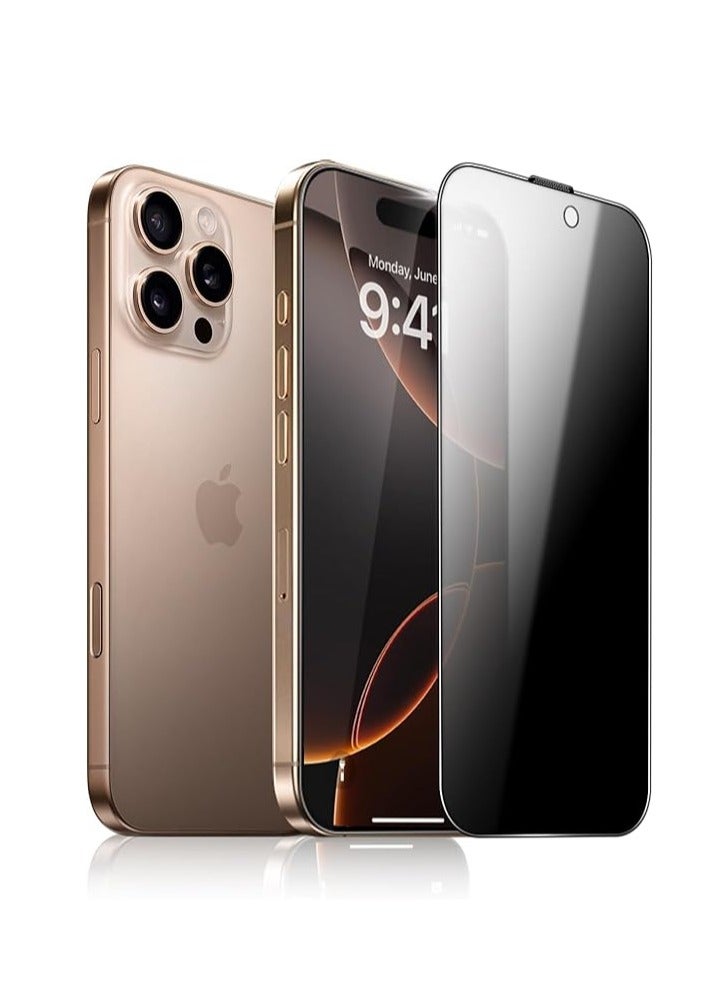 iPHONE 16 Pro MAX Glass privacy screen Protector Tempered Glass - Image 1