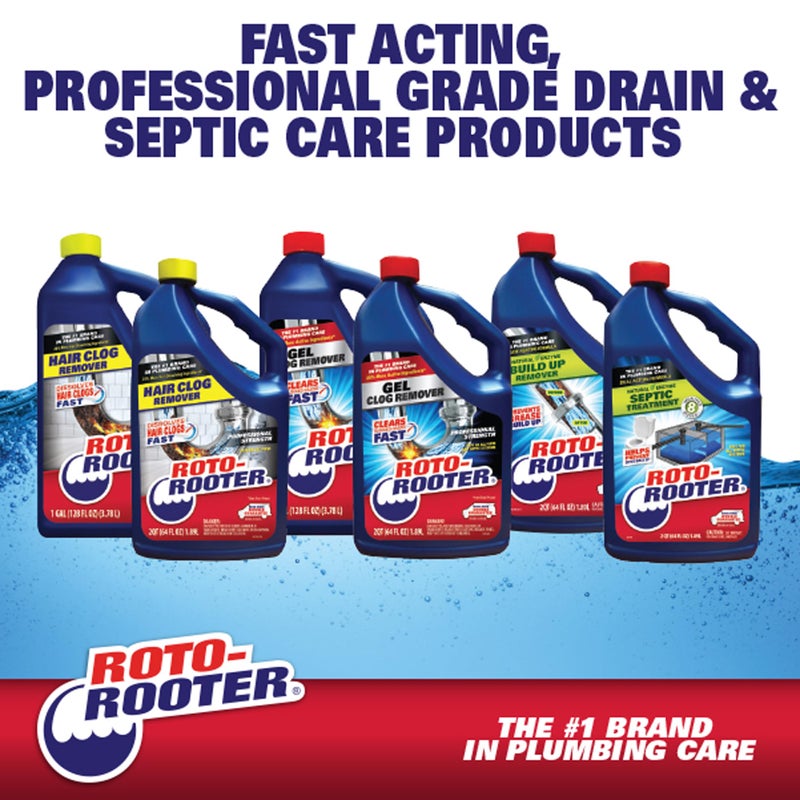 Roto-Rooter 351271 Build-Up Remover Drain Cleaner, 64 oz - Image 5