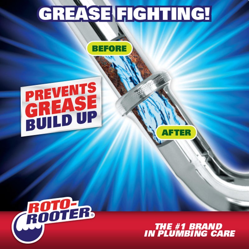 Roto-Rooter 351271 Build-Up Remover Drain Cleaner, 64 oz - Image 3