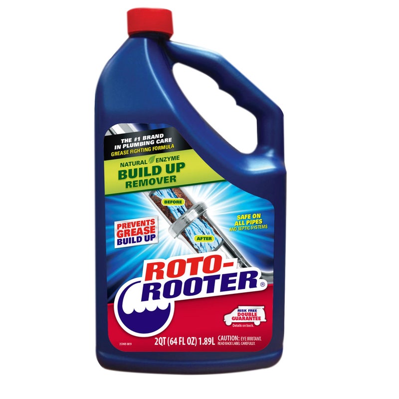 Roto-Rooter 351271 Build-Up Remover Drain Cleaner, 64 oz - Image 1