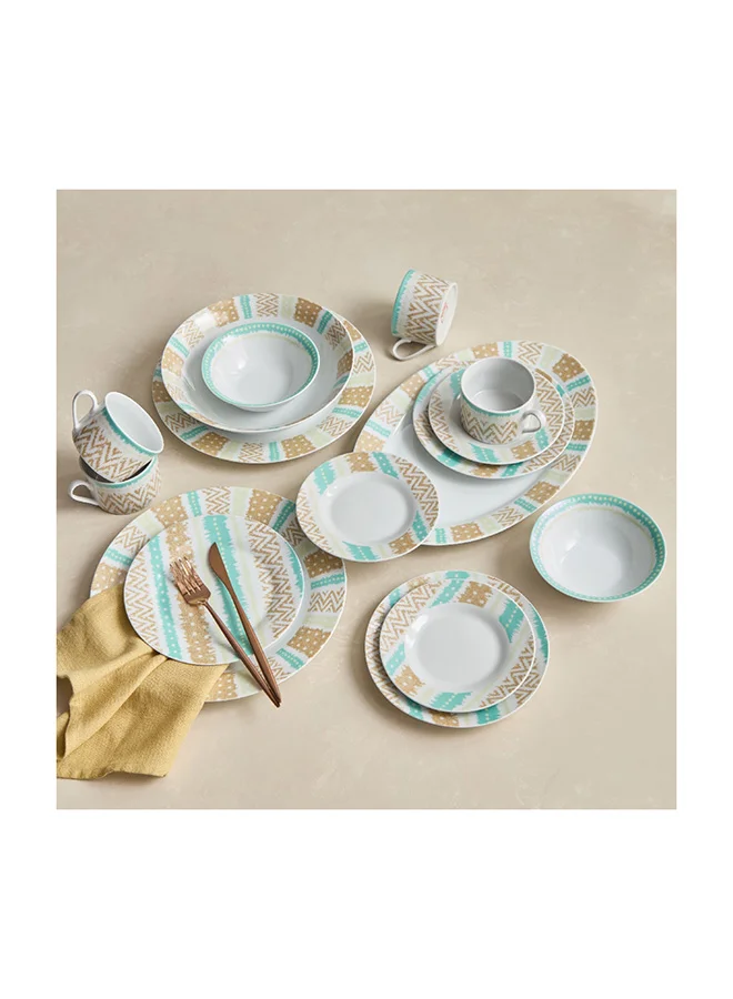 Home Box Pendleton 32-Piece Dinner Set 35 x 2.6 x 24 cm