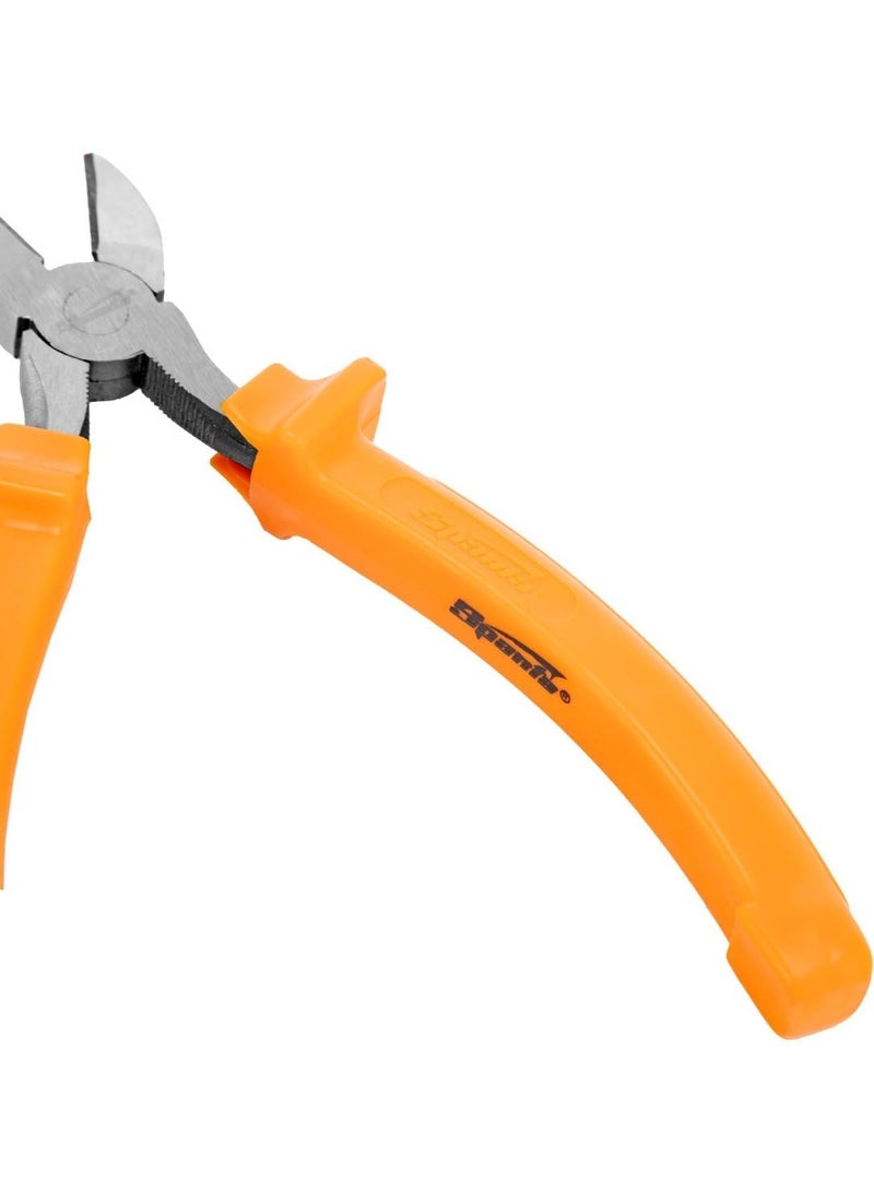 سبارتا كماشة قطع جانبية بمقابض بلاستيكية مصقولة 200 ملم - Image 3