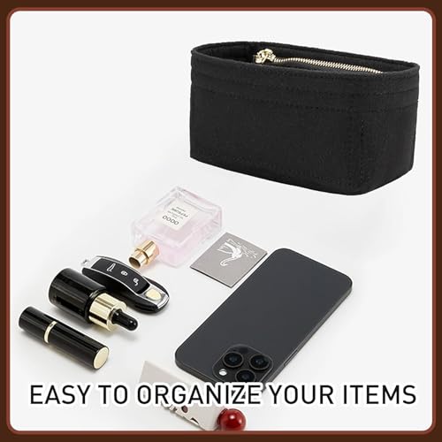 Doxo Longchamp Mini Organizer Insert,Suitable for Le-pliage XS and More,Keeps Tote Handbags Shaped & Neat(Black,Mini) - Image 5