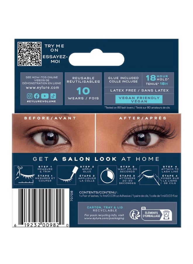 Eylure False Lashes - Volume - Extreme Curl 135 - Image 2