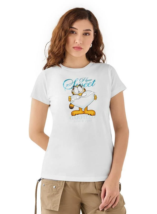 Garfield Print T-shirt