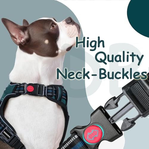 Doggo Bite Premium Reflective Dog Vest Harness| Soft Breathable| Padded Handle| Adjustable Straps & Luxury Buckle | Soft Padded Mesh | No Pull | No-Choke | Chest 27-36inch | All Large Breeds 23-35Kg - Image 3