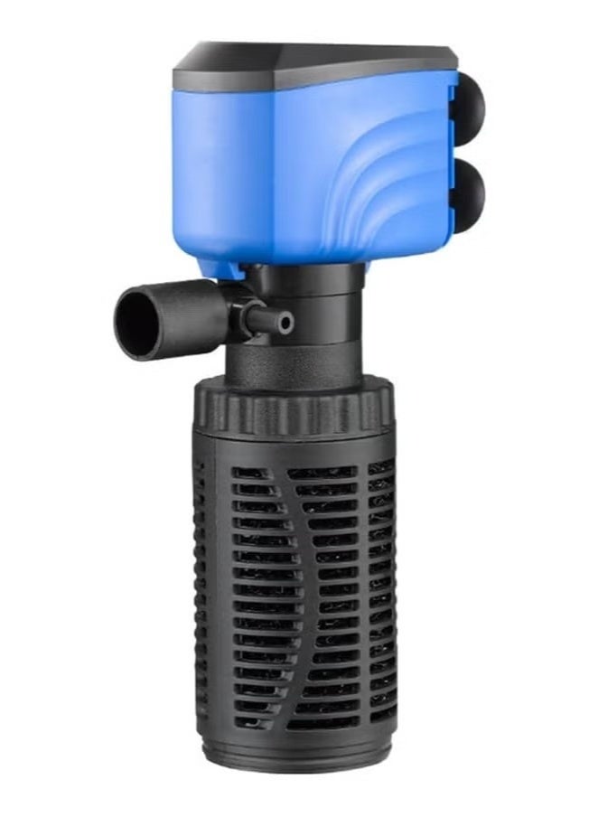 Ailily Silent Internal Aquarium Filter Clean Water and Air Pump and Waves Healthy Fish and Turtles 6W 600L/H Bluish Black Color - Image 1