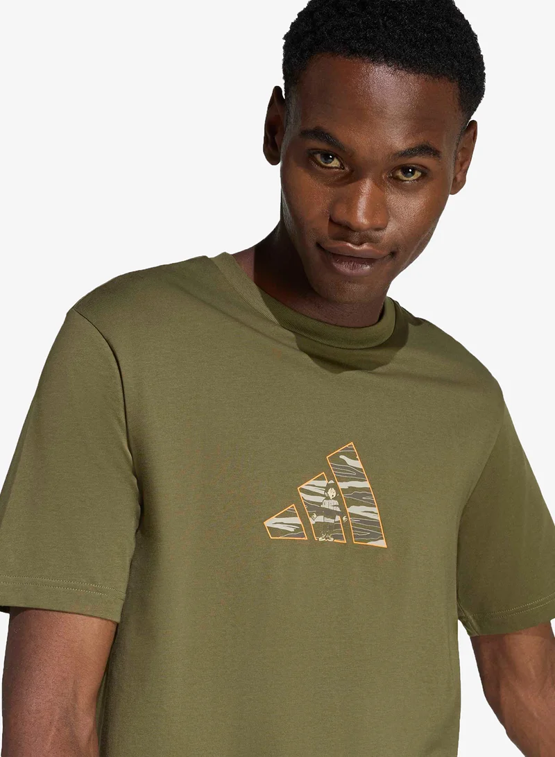 Adidas Camo Explorer Graphic T-Shirt