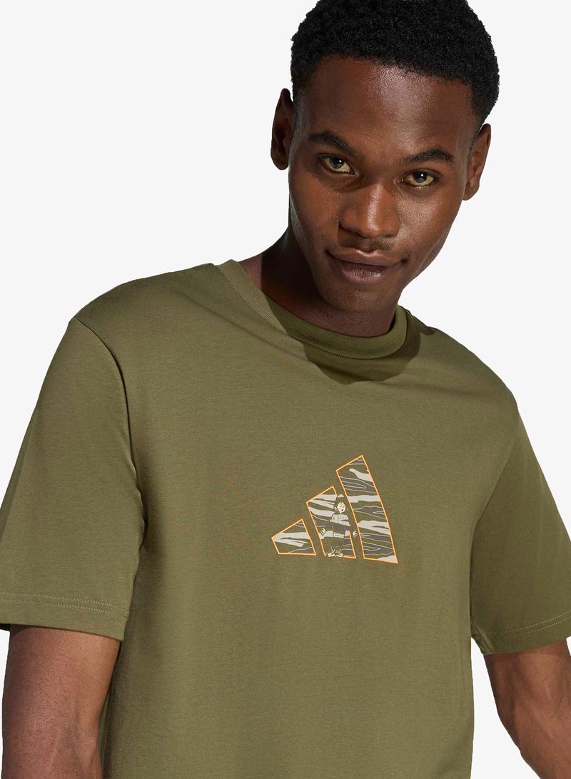 Adidas Camo Explorer Graphic T-Shirt - Image 3