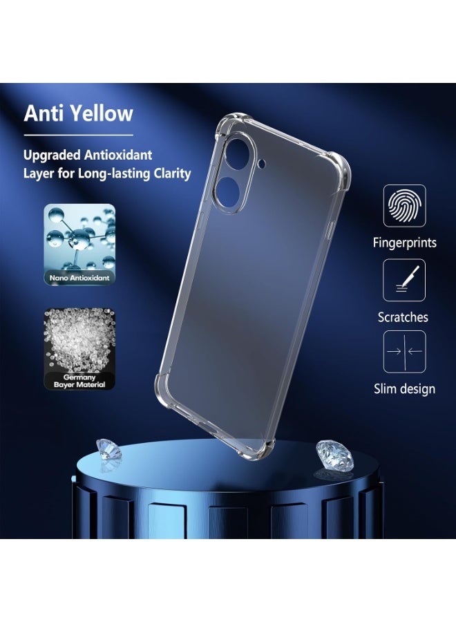 SanHu for OnePlus Nord CE5 5G 2-In-1 Thin Soft Case Cover, Anti Drop Protection, Anti Fingerprint, Durable, Easy To Clean And Install, Frosted Protective Case+Transparent Four Corner Anti Drop Protective Case - Image 4