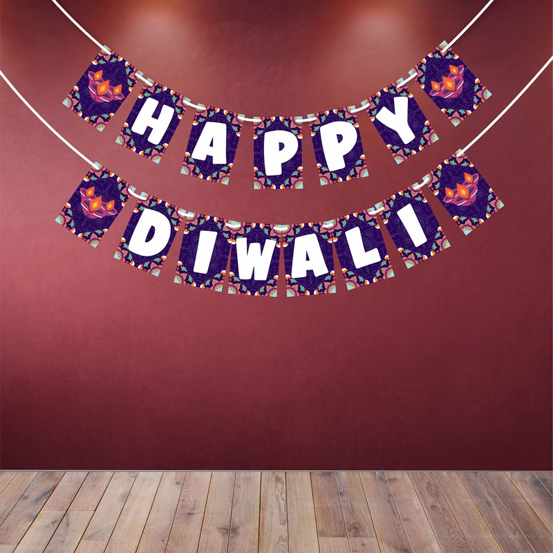 Wobbox Diwali Decoration Items for Home Set which Includes Diwali Props for Photoshoot, Diwali Photo Props, Happy Diwali Banner, Shubh Diwali Banner, Diwali Decoration Items (FP5848) - Image 5