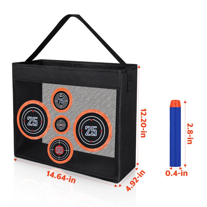 Pokiiulk 1000PCS Bullets Refill Darts Fit for Nerf NStrike Elite Series Bulk Bullets Compatible for Nerf Party with Portable Shooting Practice Target Mesh Bag - Image 3