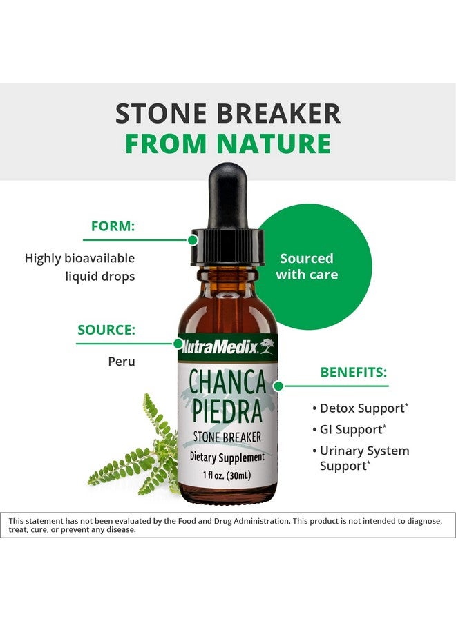 NutraMedix Chanca Piedra Stone Breaker Drops - Liquid Supplement for Kidney and Liver Health, Gallbladder Support & Urinary System Support (1oz / 30ml) - Image 4