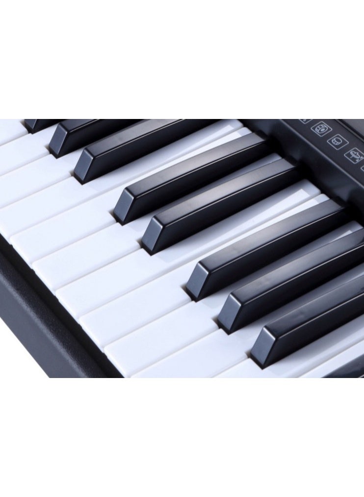 YONGMEI YM-6100 Electronic Keyboard 61 Keys Portable Piano Organ with Headphone Output & Mic Input + Note Stand & Adapter for Beginners & Students - 5 Octaves - Image 3