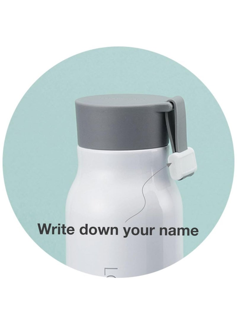 LOCK & LOCK LocknLock Name Tumbler 350ml – Durable BPA-Free Stainless Steel Travel Mug in White  - Image 5