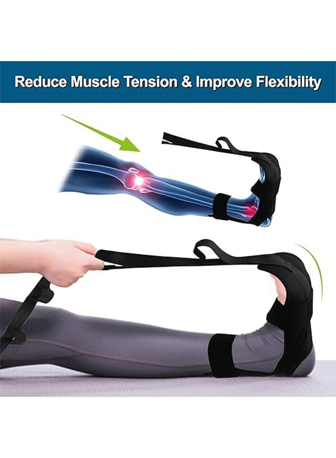 Generic Leg Stretch Band for Stretching with Loops Stretching Strap Non-Elastic Stretch Bands Fascia for Physical Therapy Pilates Dance Gymnastics Plantar Fasciitis Heel Spurs Physical Therapy Stretch Assist - Image 3