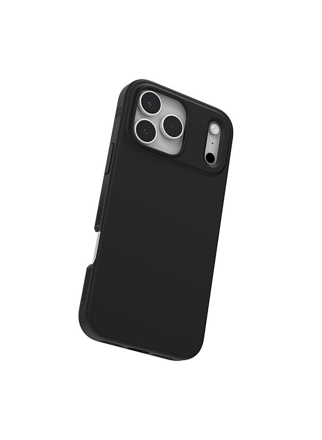 ZAGG iPhone 17 Pro Max Case – Manhattan Snap MagSafe Compatible Slim Protective Silicone Cover with Graphene Strength & 13 ft Drop Protection – Flood Black - Image 5