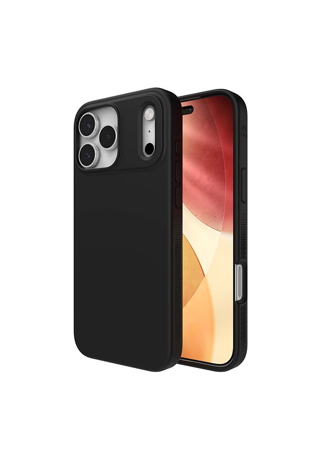 ZAGG iPhone 17 Pro Max Case – Manhattan Snap MagSafe Compatible Slim Protective Silicone Cover with Graphene Strength & 13 ft Drop Protection – Flood Black - Image 4