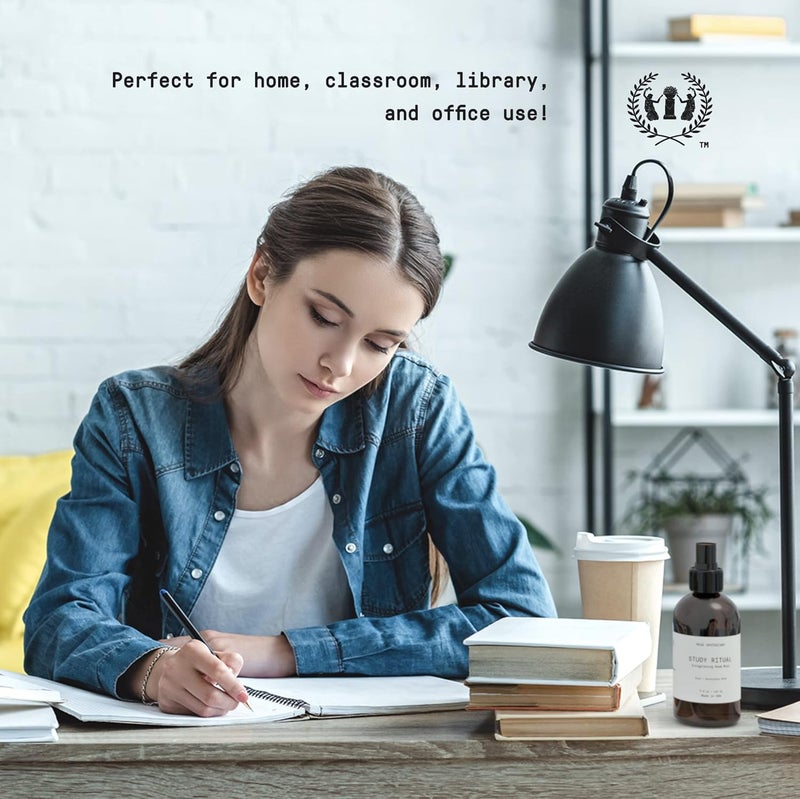 Muse Apothecary Study Ritual Aromatic and Invigorating Room Mist 8 oz Infused with Natural Essential Oils Aloe Eucalyptus Mint - Image 4