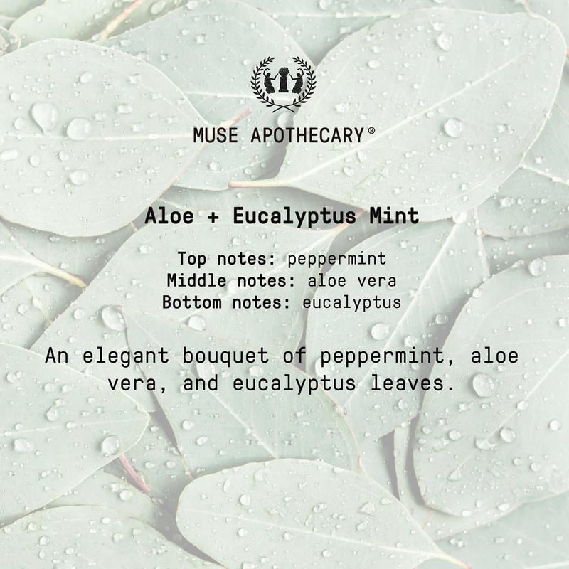 Muse Apothecary Study Ritual Aromatic and Invigorating Room Mist 8 oz Infused with Natural Essential Oils Aloe Eucalyptus Mint - Image 2