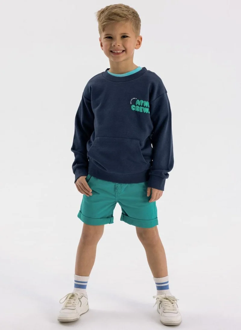 مينوتي Kids Boys  Boys  Crew Neck Sweatshirt With Kangaroo Pocket