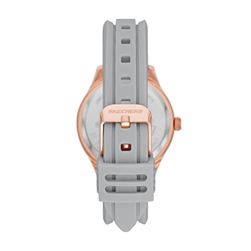 Skechers Women's Quartz Three-Hand Watch & Stackable Bracelet Gift Set, Color: Rose Gold, Blush Pink (Model: SR9064) - Image 3