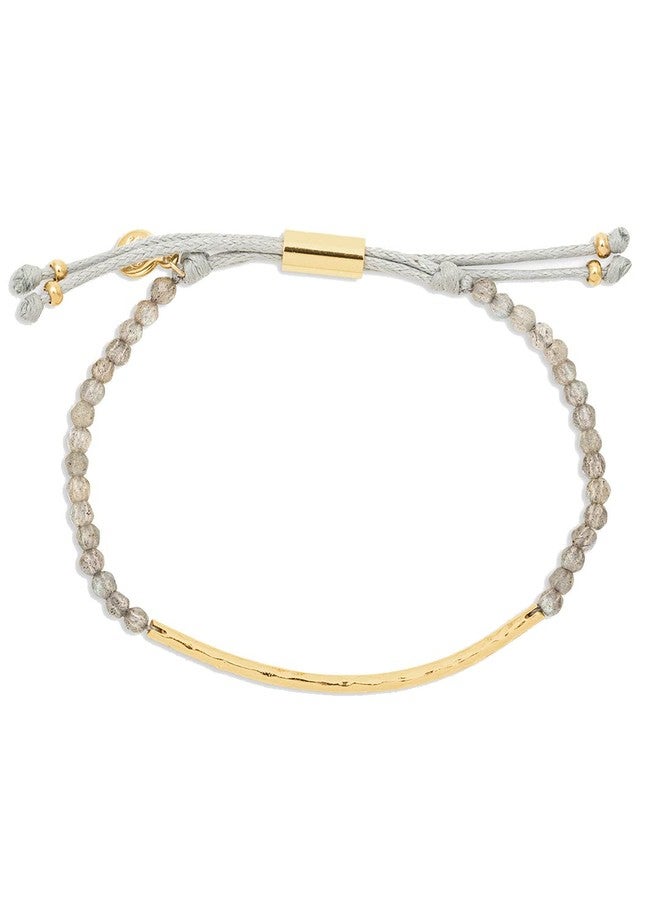 gorjana Women's Power Beaded Gemstone Bracelet for Balance, 18k Gold Plated - Image 1