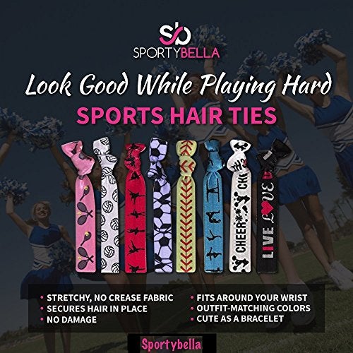 Infinity Collection SportyBella Soccer Gift Set – Bracelet and 6-Piece Hair Tie Pack – Soccer Accessories for Girls or Teams – Soccer Bracelet and Hair Ties for Players, Fans, or Coaches - Image 5