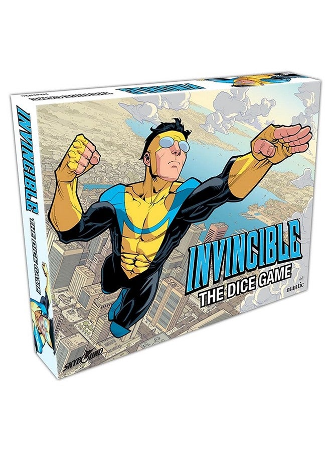 Mantic Games: Invincible: The Dice Game - Fast Paced Push Your Luck Dice Rolling Game, Comic Book Card & Dice Battle Game, Ages 10+, 2+ Players - Image 1
