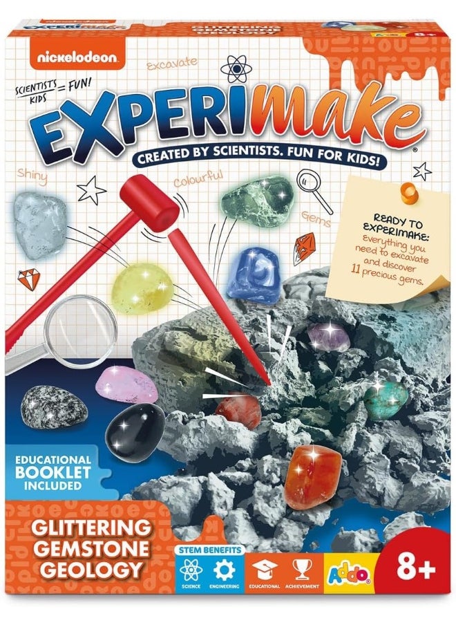 ADDO Experience Gem Excavation Kit, Be An Archaeologists, Excavate Your Own Gems, For Geography And History Lovers, Roleplay, Pretend Play Toys, 8 Years+  - Image 2