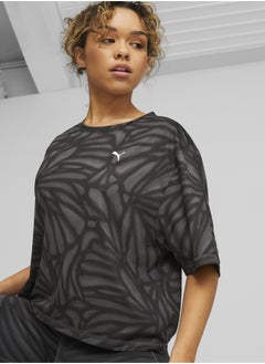 Train Womens Favourite Printed Training Crop T-Shirt