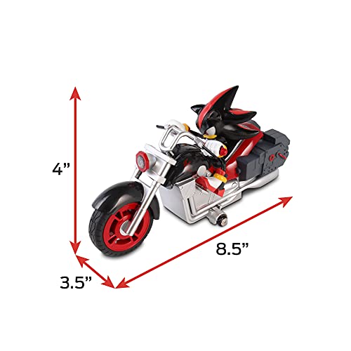 NKOK Sonic Sega All-Stars Racing RC Shadow Motorcycle; Full Function 2.4 GHz Radio Control with Turbo Boost; Ages 6+ - Image 3