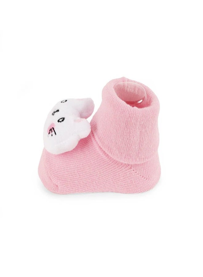 Kicks & Crawl Baby Boys & Baby Girls Anti-skid/slip Purrfect Paws Socks For Baby Boys and Girls Blue/Pink (Pack of 2) - 0-9M - Image 3