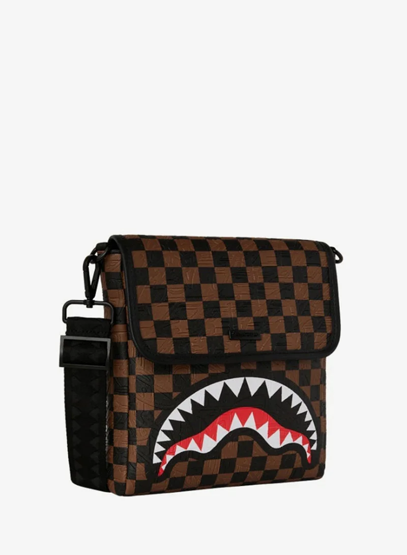 SPRAYGROUND CHECK 2 EMBOSS MESSENGER SLING