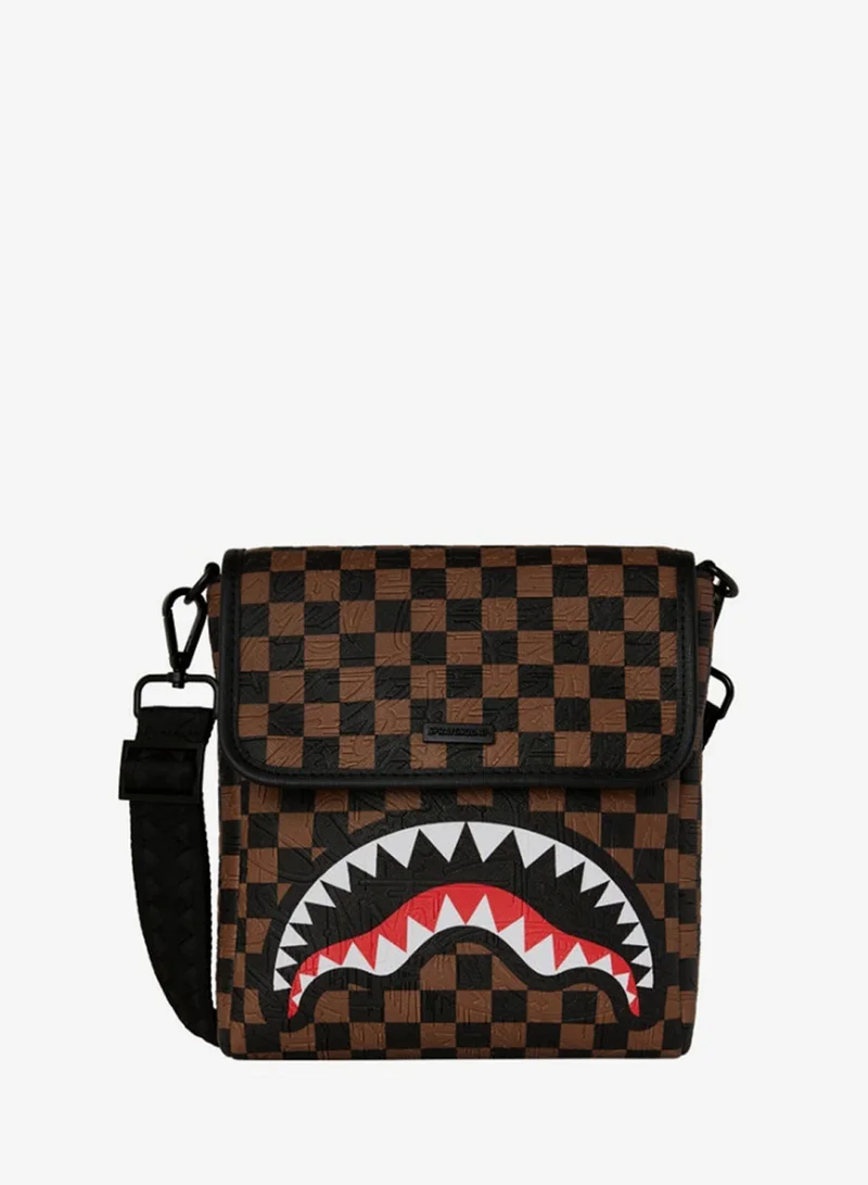 SPRAYGROUND CHECK 2 EMBOSS MESSENGER SLING