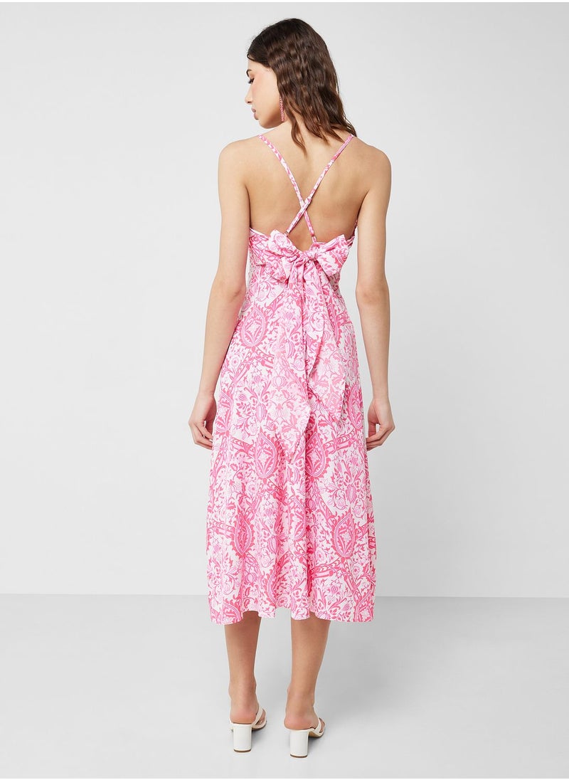 Ginger - Strappy Print Dress - Image 1
