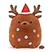 FunisFun Christmas Plush Pillow Holiday Xmas Plush Stuffed Animal Perfect for Secret Santa Gag Gift Reindeer - Image 2