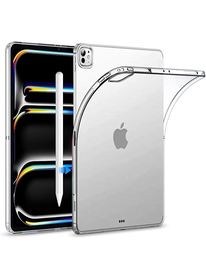 erorex Clear Case Cover For iPad Pro 11 (M4 2024 5Th Generation) Air Hybrid Slim Shockproof Tpu Bumper Suitable For Pencil Pro 2Nd Wireless Charging  - Image 1