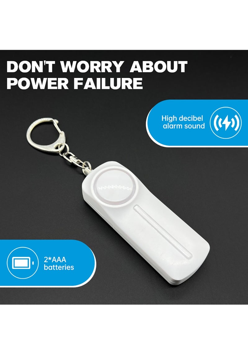Personal Safety Alarm 130dB High Decibel with Bright LED Light Portable Keychain  - Image 3