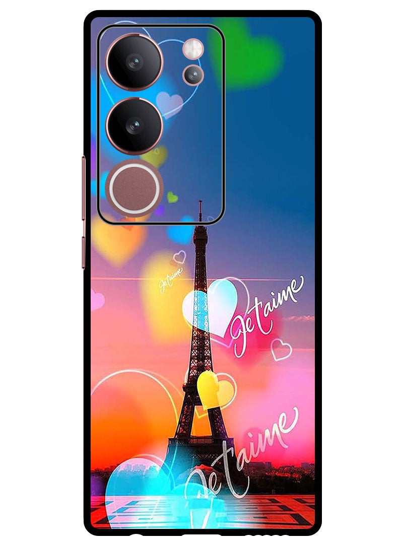 Theodor Protective Case Anti Scratch Shock Proof Bumper Cover For Vivo S17 - S17 Pro Love Paris - Image 1