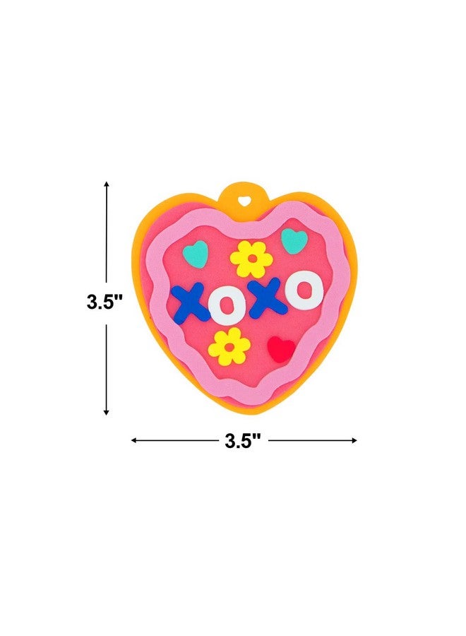 ceiba tree Valentines Day Foam Heart Crafts Kit In Bulk For Kids Classroom Exchange Gifts Party Favor Valentines Day Craft 12Pcs - Image 3