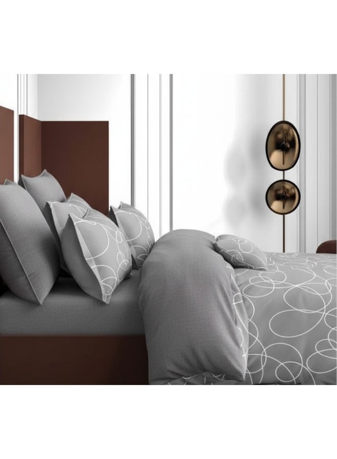 SMART HOME 100% microfiber summer mattress for one and a half people, comfortable filling bed sheet set, 4-piece sleeping set (filled bed sheet, mattress protector, pillowcase, and square pillowcase). Bed sheet size: 230x170 cm - Image 3