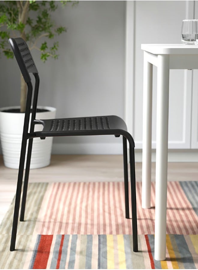 Sharpdo A set of 2 modern, lightweight, and durable chairs that can support a weight of 120 kg, with steel legs that require no assembly or screws, coated with multi-use polyester, suitable for living rooms, bedrooms, kitchens, and offices. - Image 4